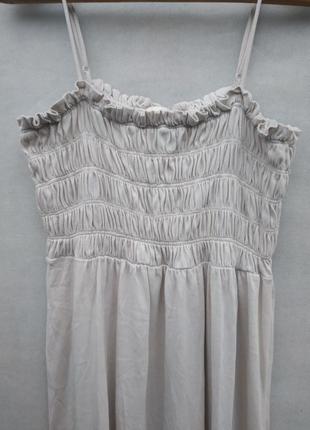 Нюдова сукня бавовна трикотаж розмір l6 фото