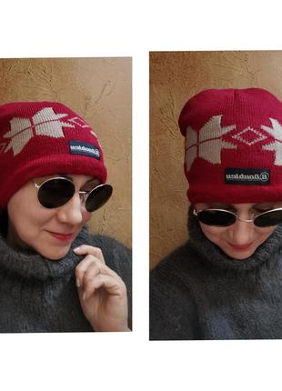 B noubleu freemotion couture теплая зимняя двойная шапка на флисе2 фото