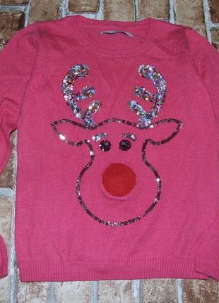 Кофта светр дівчинці 8-9 років джемпер