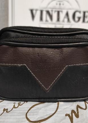 Мужская сумка-кошелек на пояс, ремень