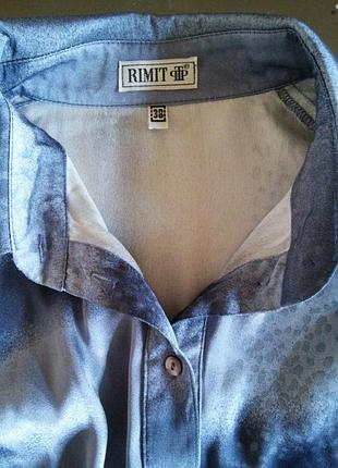 Легкая вискозная блузка м/л