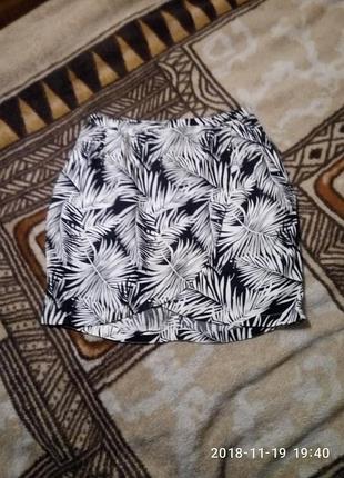 Юбка мини на запах h&m