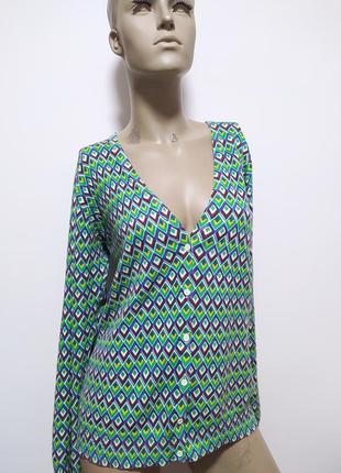 Трикотажна кофта джемпер vero moda на застібці розмір l-xl