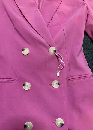 Платье пиджак цвета фуксия2 фото