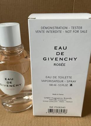 Givenchy eau de givenchy rosee туалетная вода 100ml1 фото