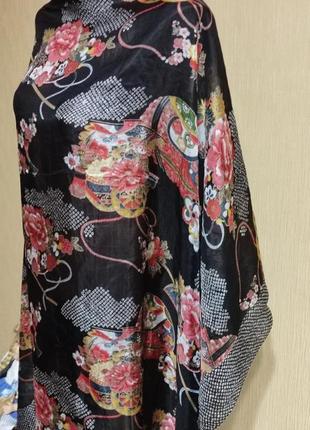 Шелковый  шарф палантин бренда  east lifestyle limited.