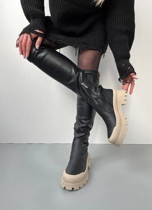 Зимові стильні чоботи