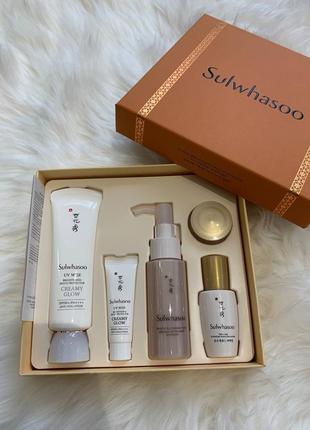 Люкс набір із сонцезахисним кремом sulwhasoo uv wise brightening multi protector set