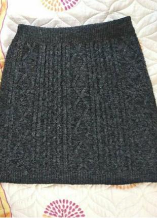 Юбка теплая трикотажная на девочку12-14роков.