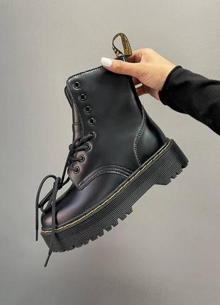 Жіночі ботінки dr. martens  женские ботинки мартенс зимние8 фото