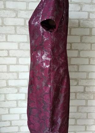 Нарядное женское платье бордовое гипюр с пайетками next5 фото