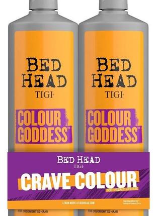 Набір шампунь та кондиціонер для фарбованого волосся TiGi Bed Head colour goddess oil infused shampoo