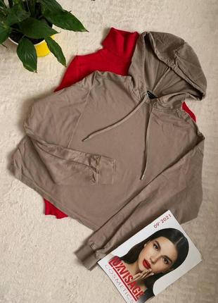 Вкорочений об'ємний світшот asos