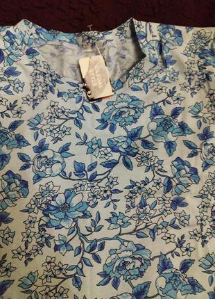 ❇️ зручна жіноча нічна сорочка з коротким рукавом (50р.)3 фото