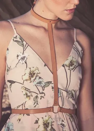 Іспанія преміум портупея bijoux indiscrets maze - i harness brown, екошкіра, дуже стильна