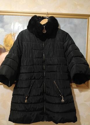 Пуховик укороченый рукав