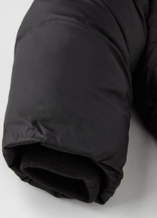 Куртка пуфер zara евро зима холодная осень на флисе 86 92 98 104 110 см8 фото