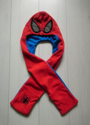 Шапка шалик капюшон spider man marvel