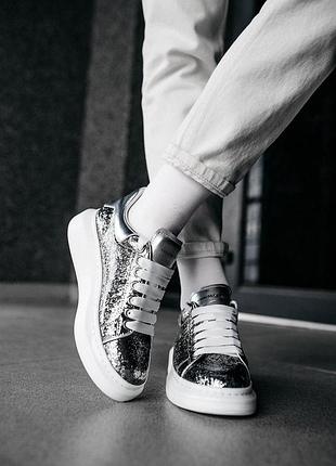 Жіночі кросівки alexander mcqueen  женские кроссовки александр маквин