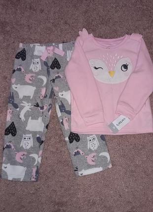 Флісова піжама carters.