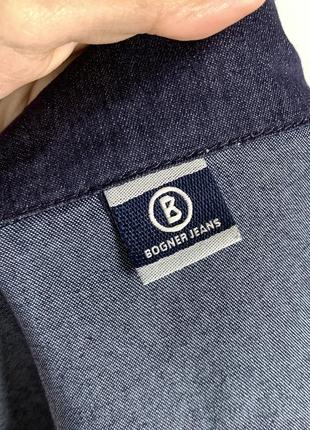 Джинсова сорочка рубашка  bogner jeans оригінал6 фото