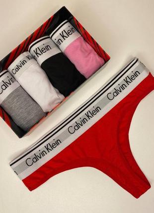 Стрінги calvin klein труси вікторія сікрет набір 5 штук в комплекті нижня білизна4 фото