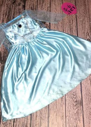 Новогоднее платье эльзаи 5-6 лет, 110-116 см