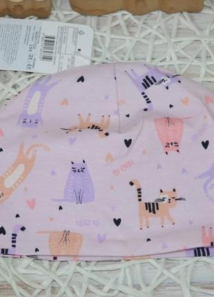 3-6 років 98 - 116 см нова фірмова трикотажна шапка шапочка дівчинці котики кішка lc waikiki вайкікі5 фото