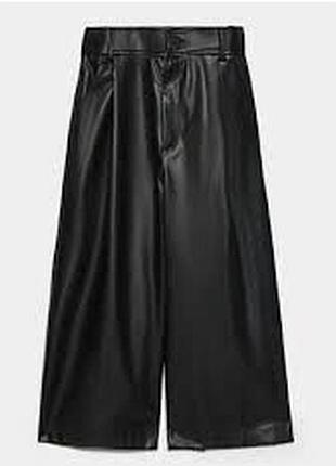 Кюлоти з екошкіри  zara