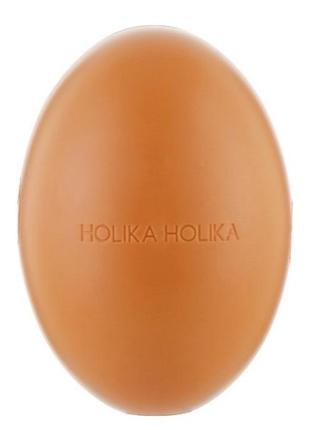 Пінка для обличчя яйце holika holika egg skin beige peeling foam 140 ml2 фото