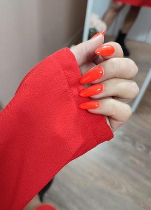 Нова червона сукня, плаття h&m 4