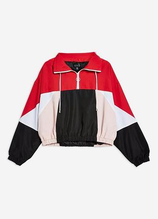 Оверсайз вітровка topshop колорблок