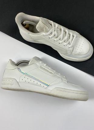 Кроссовки adidas continental 80 original кожаные белые2 фото