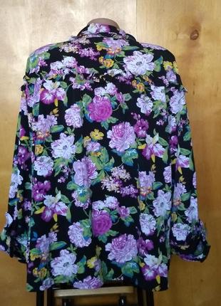 Р 14/48-50 стильна ошатна чорна блуза блузка сорочка у кольорах boohoo5 фото