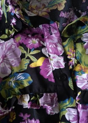 Р 14/48-50 стильна ошатна чорна блуза блузка сорочка у кольорах boohoo9 фото