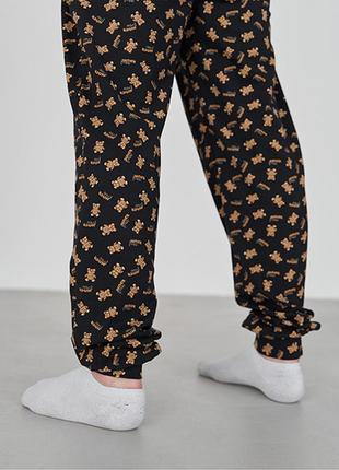 Пижама мужская штаны и джемпер медведь 102252 фото