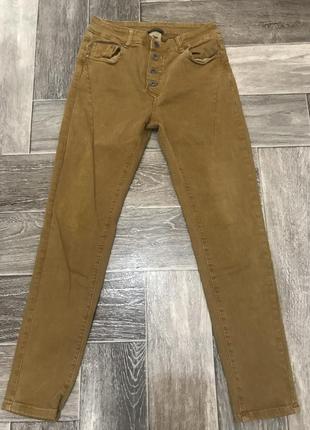 Джинсы broadway denim горчичные