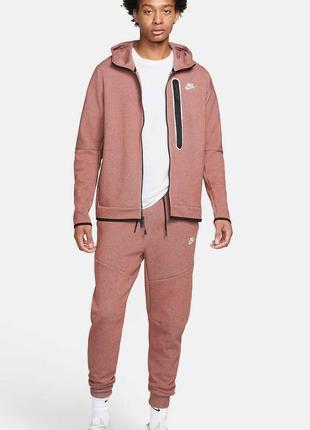 Костюм ultra nike sportswear tech fleece red joggers оригінал