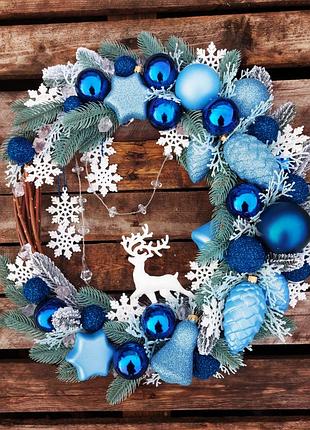 Вінок новорічний ручної роботи