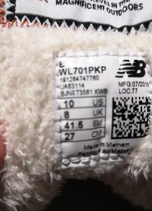 Черевики new balance 701 fur wl701pkp — р-р 41.5 (usa- 10) 27,5 см3 фото