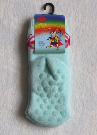 Шкарпетки дитячі махрові зі стоперами р. 15 - 16 від weri spezials (латвія) нові
