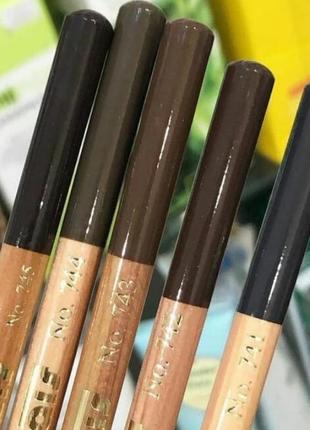 Профессиональный карандаш для бровей miss tais 743