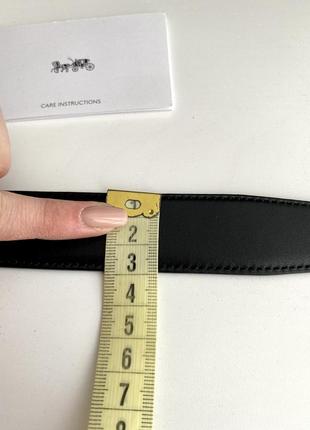 Coach signature plaque harness cut to size belt мужской брендовый ремень пояс подарочный набор на подарок мужу парню6 фото