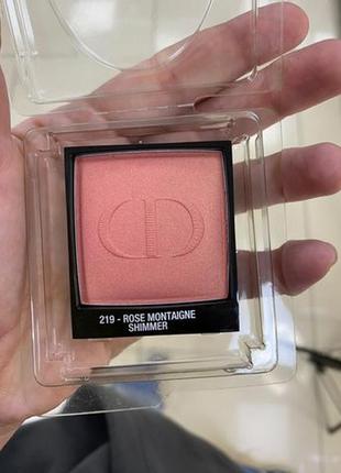 Рум'яна для обличчя dior rouge blush # 219 rose montaigne1 фото