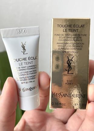 Ysl touche éclat le teint стійкий тональний крем для освітлення шкіри spf 22