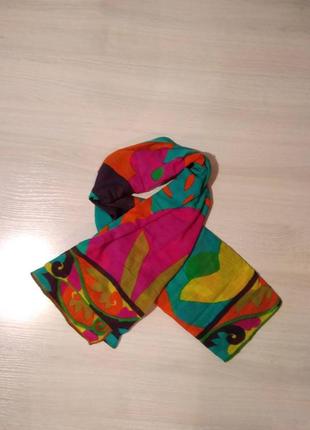 Платок шарф яркий разноцветный