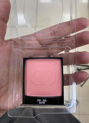 Рум'яна для обличчя dior rouge blush # 250 bal satin