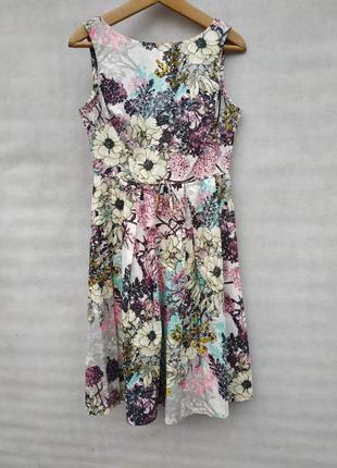 Бавовняна сукня міді розмір uk 121 фото