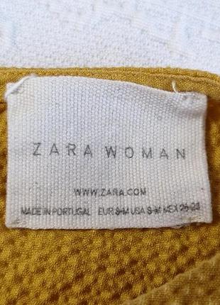 ✅✅✅ розпродаж гірчичне плаття оверсайз з защипами спереду zara в стилі cos10 фото