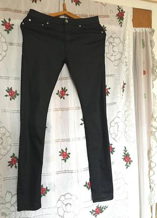 Брюки черного цвета"topman"р.32,турция.